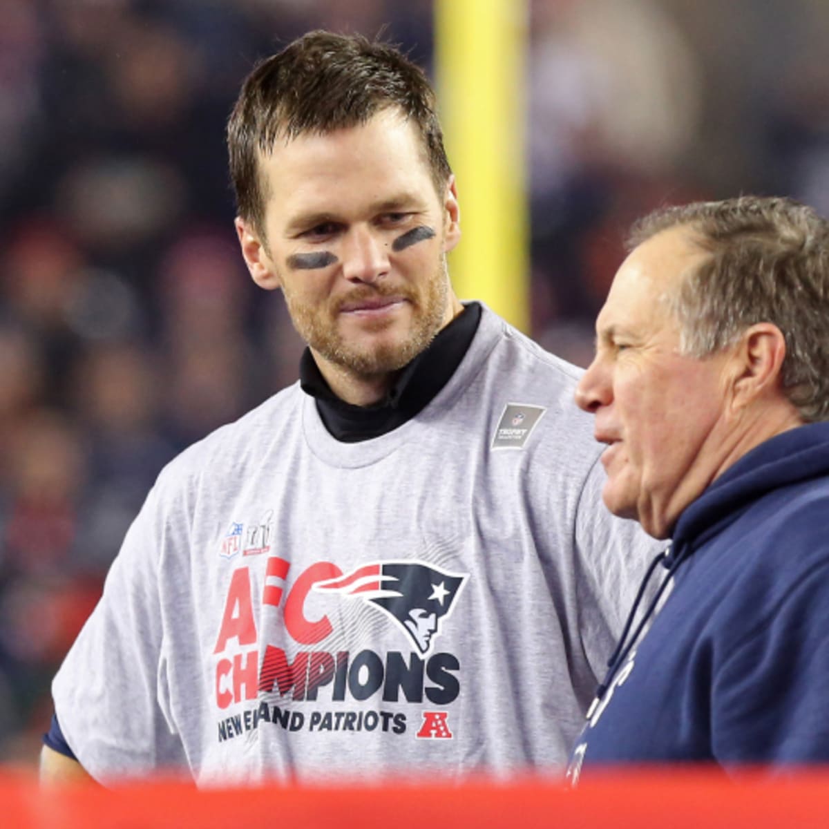 What did Bill Belichick have to say to Tom Brady after Buccaneers win?