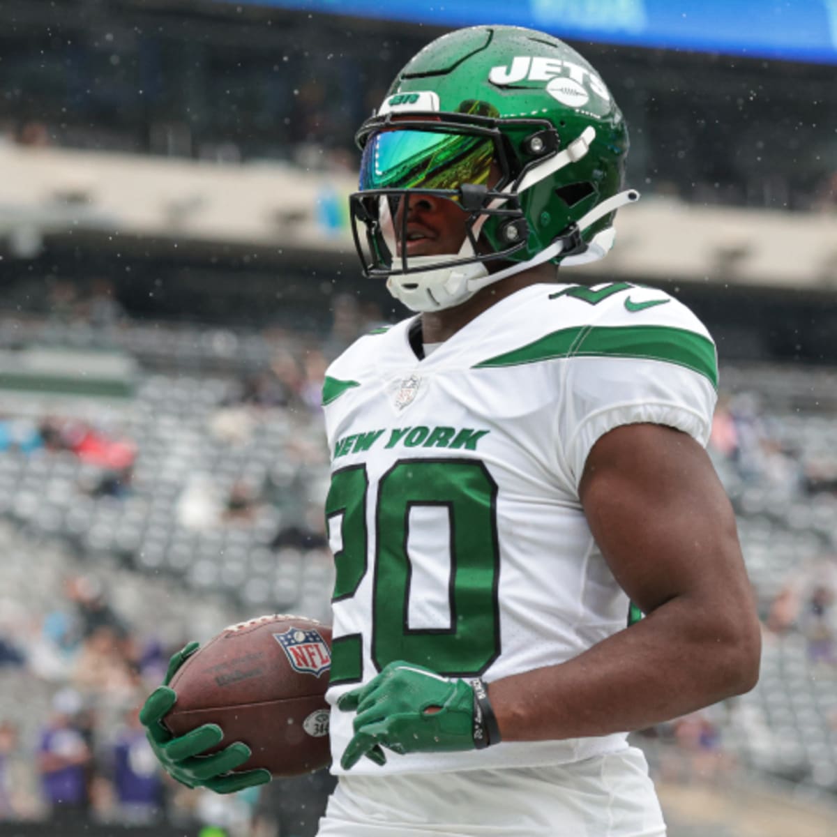 New York Jets helmet alarm clock