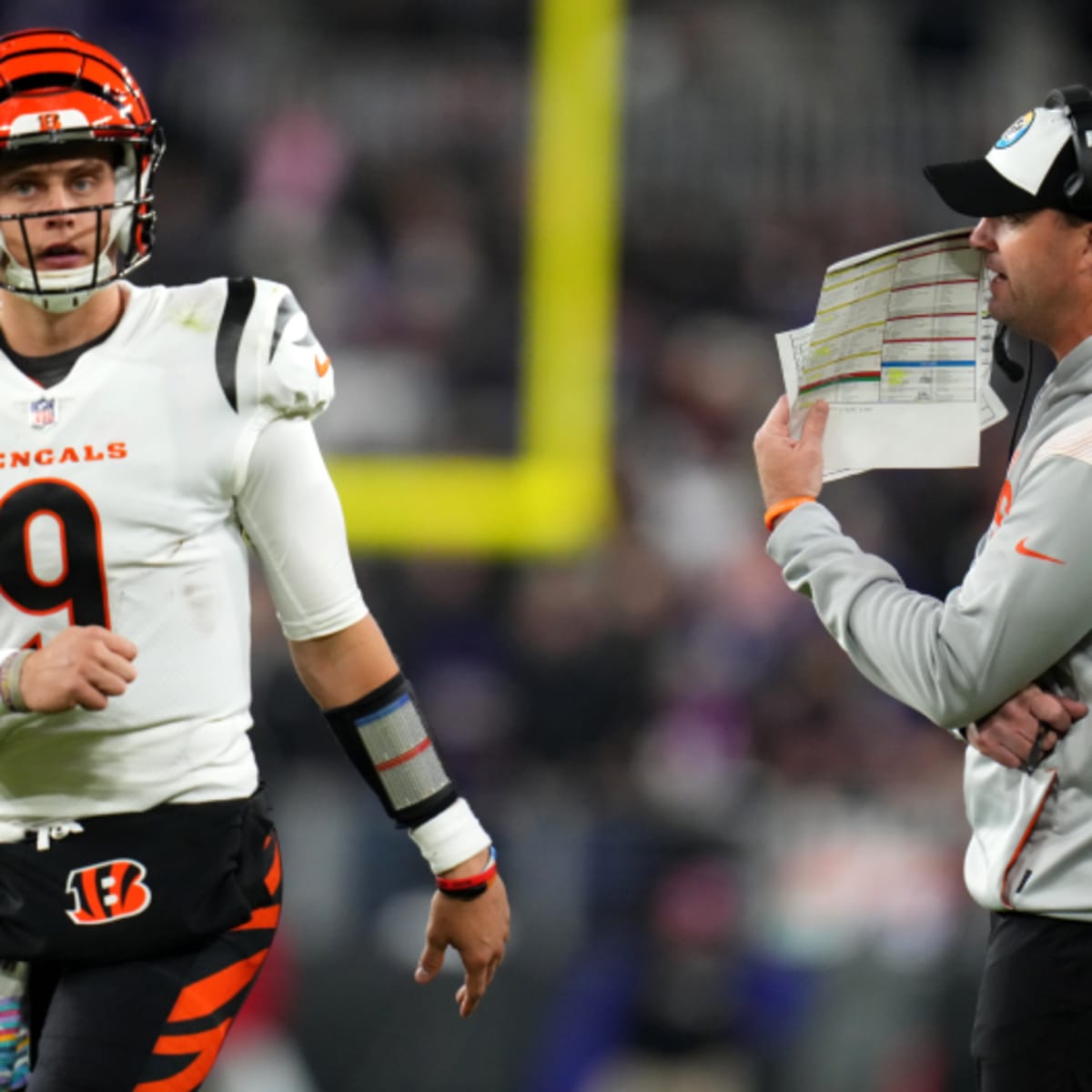 Joe Burrow injured his calf on Thursday, according to Zac Taylor