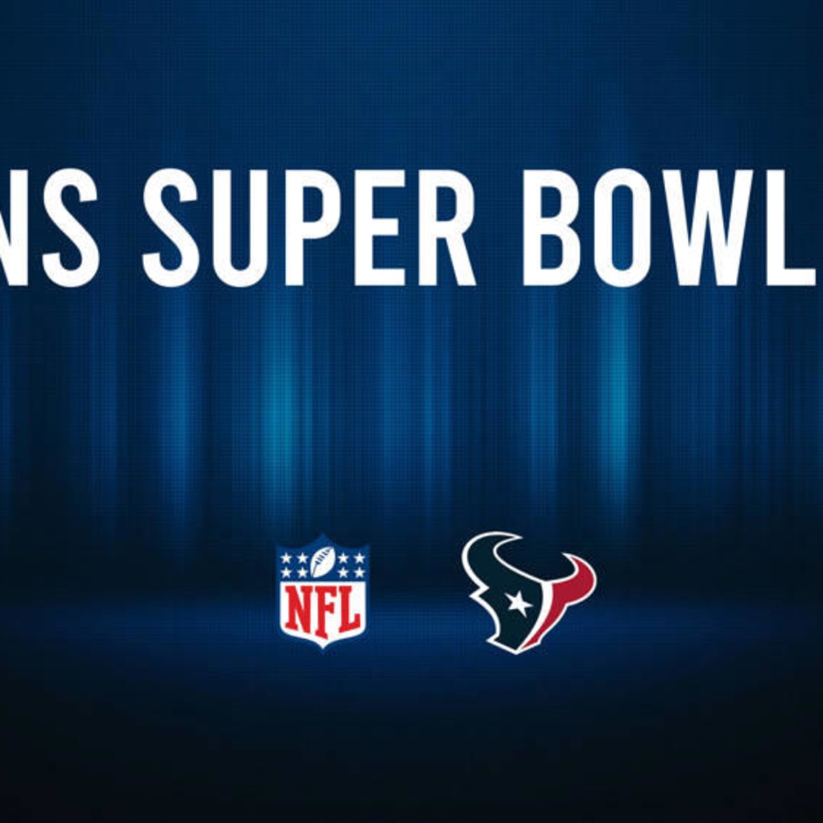 What are the odds for the Houston Texans to win the Super Bowl