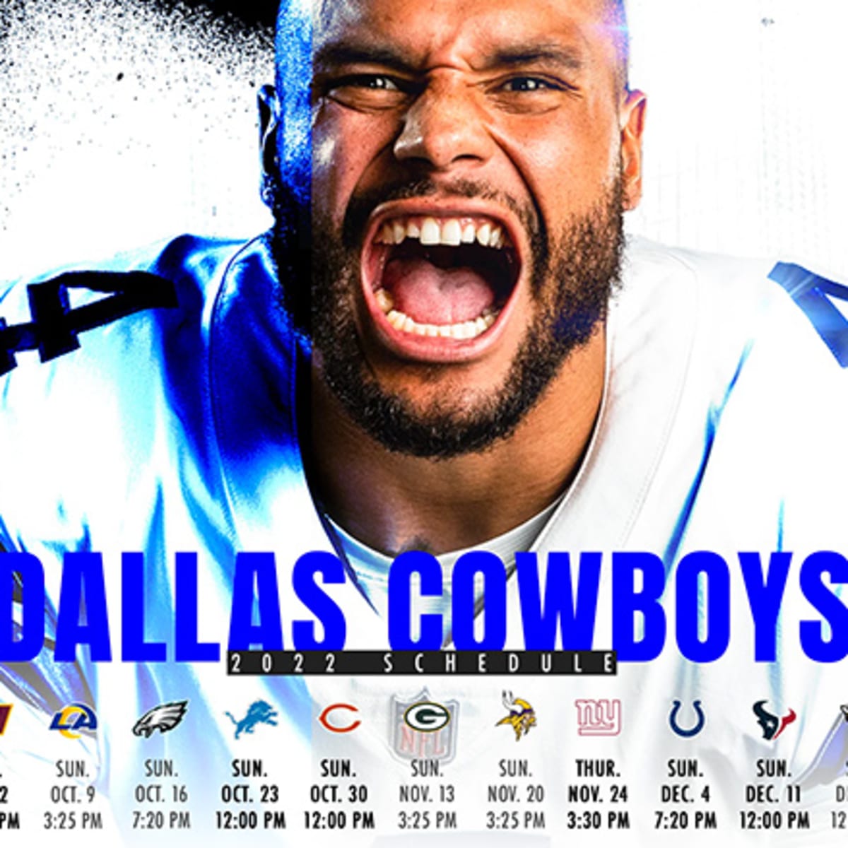 what time does the dallas cowboy game start tomorrow