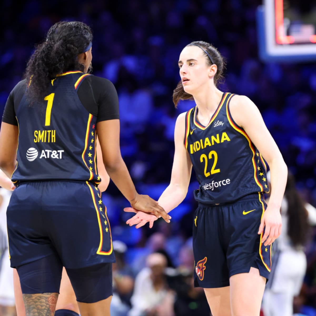 Caitlin Clark, Aliyah Boston's Postgame Exchange Is Turning Heads - Athlon  Sports