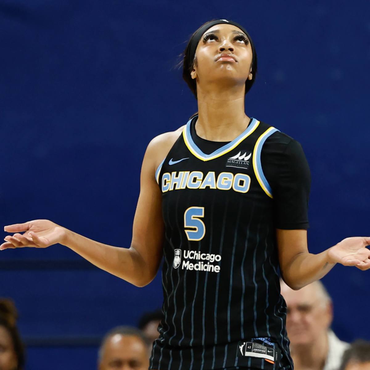 Angel Reese Catches Strays After Caitlin Clark Makes WNBA History Against  Liberty - Athlon Sports