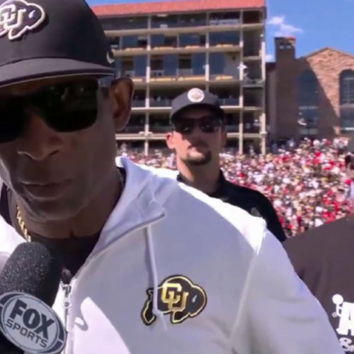 Deion Sanders goes viral for flashy outfit made in Texas apparel company  owner's garage