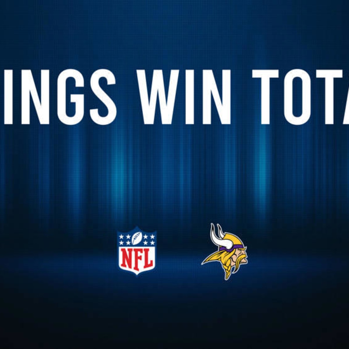 2023 Minnesota Vikings Total Wins & Losses Odds 