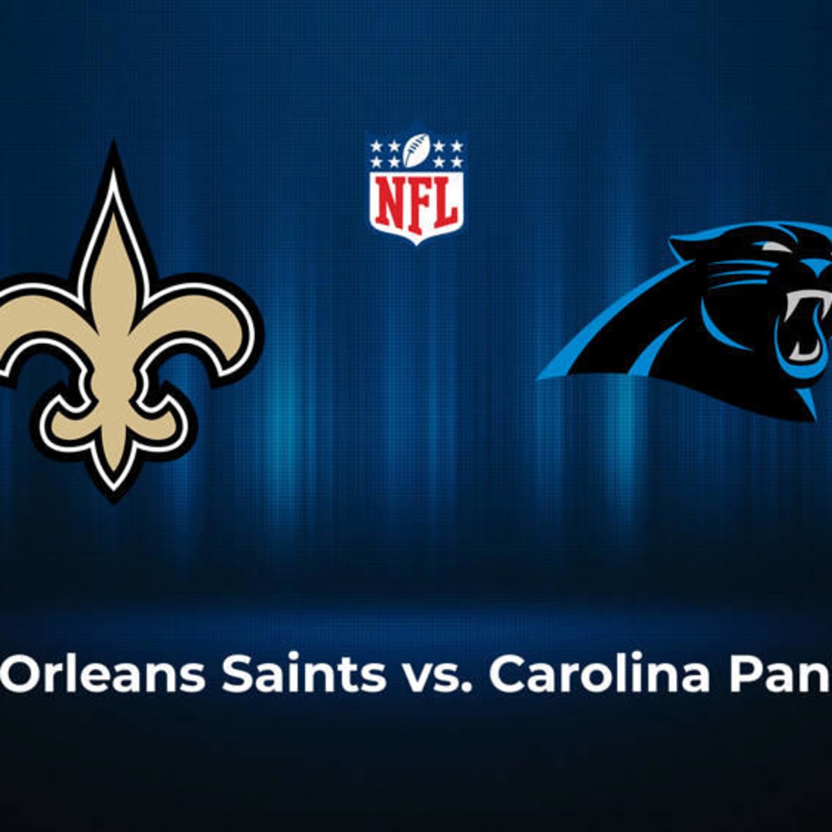 New Orleans Saints vs Carolina Panthers on September 18