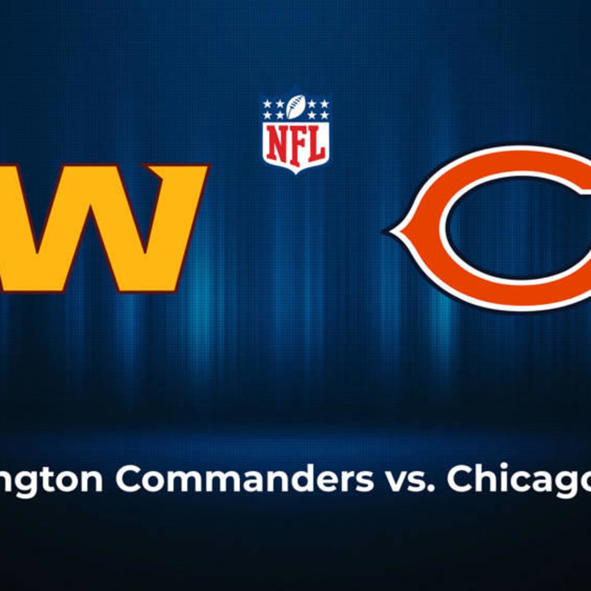 Chicago Bears vs. Washington Redskins: How to watch, game time