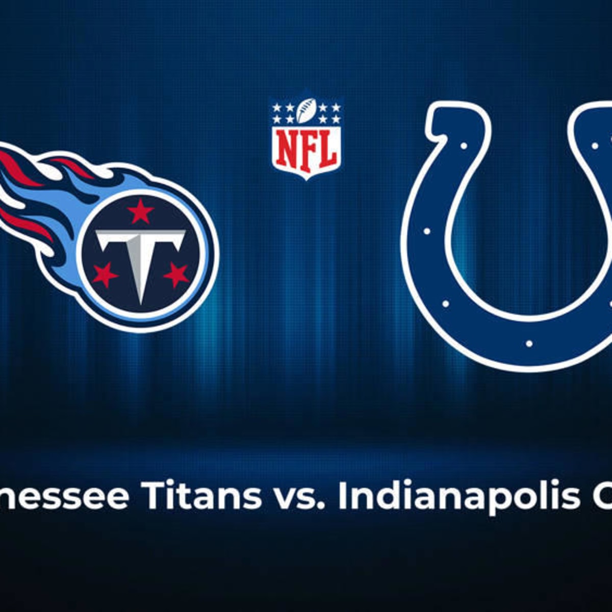 Tennessee Titans vs Indianapolis Colts: Live score updates, TV