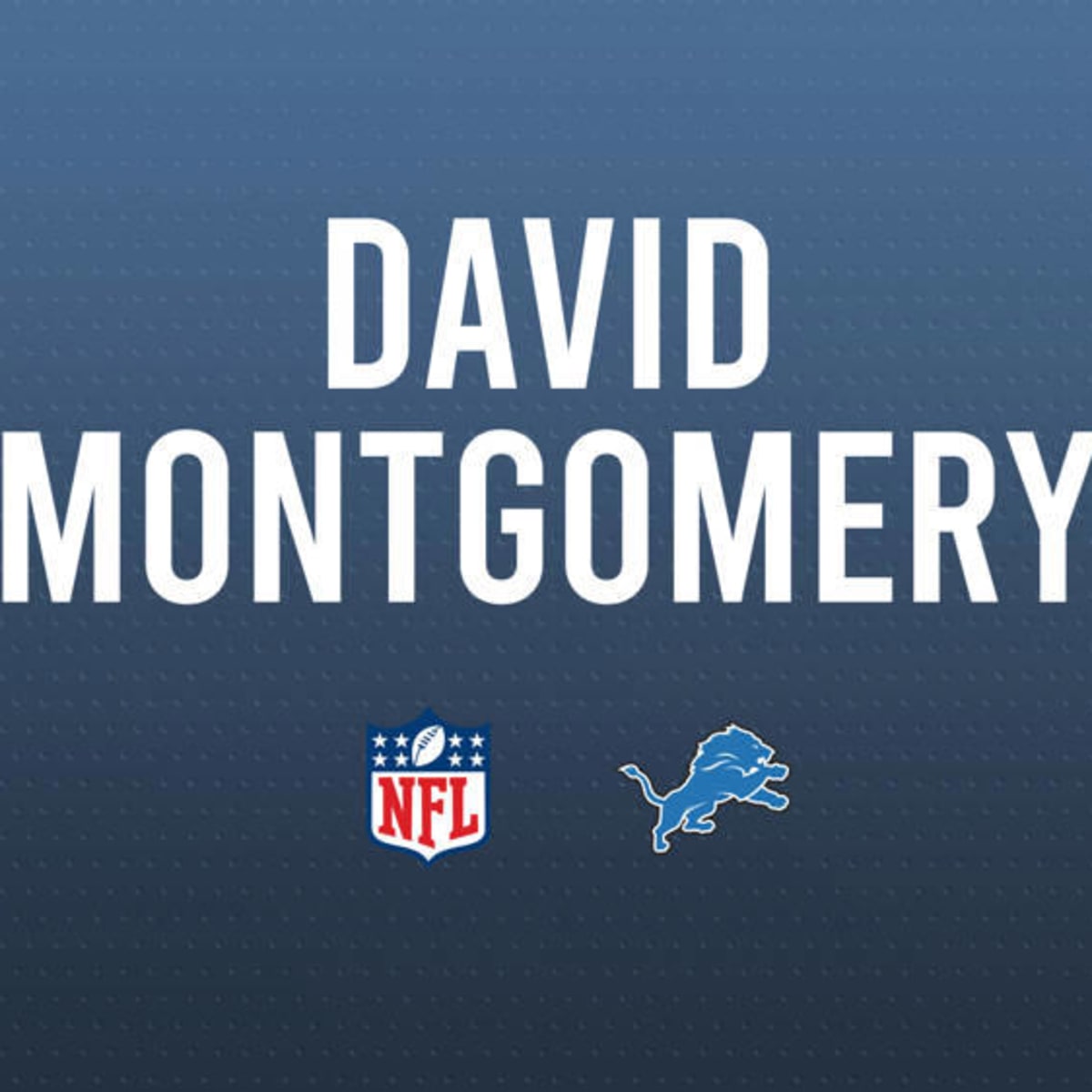 David Montgomery values victories over yards