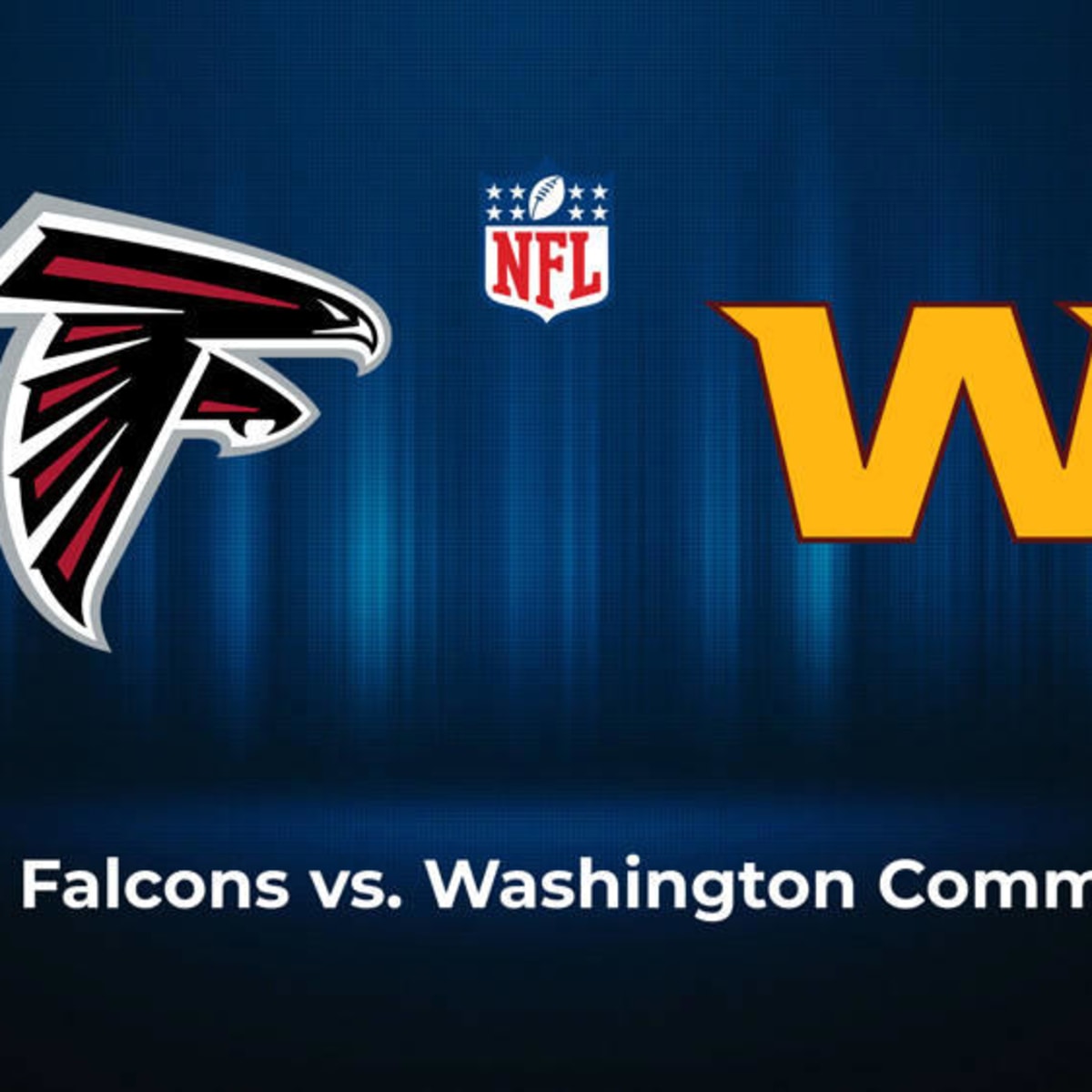 Atlanta Falcons vs. Washington Commanders odds for NFL Week 12 game