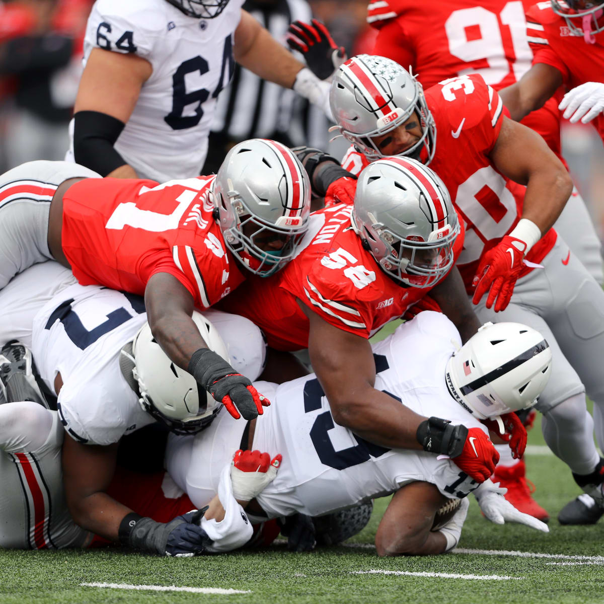 Where is Ohio State football ranked in the polls after Week 8?