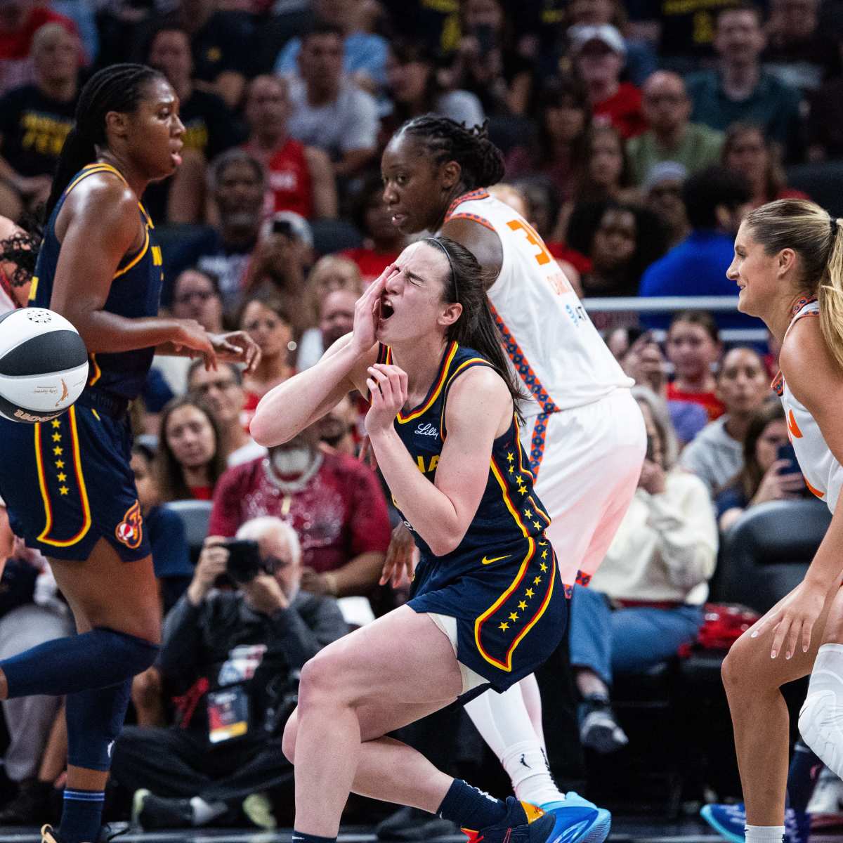 WNBA Refs' Message Amid Backlash Over Caitlin Clark Altercation During Sun- Fever Game - Athlon Sports
