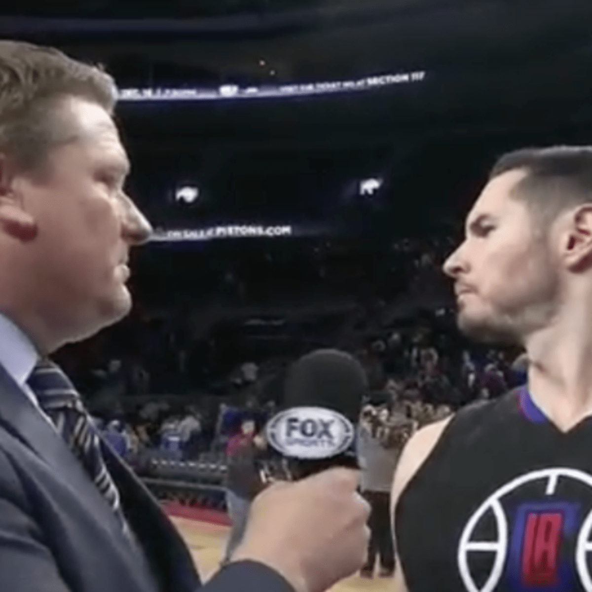 Clippers' J.J. Redick ends interview mid-sentence, runs away - Sports  Illustrated