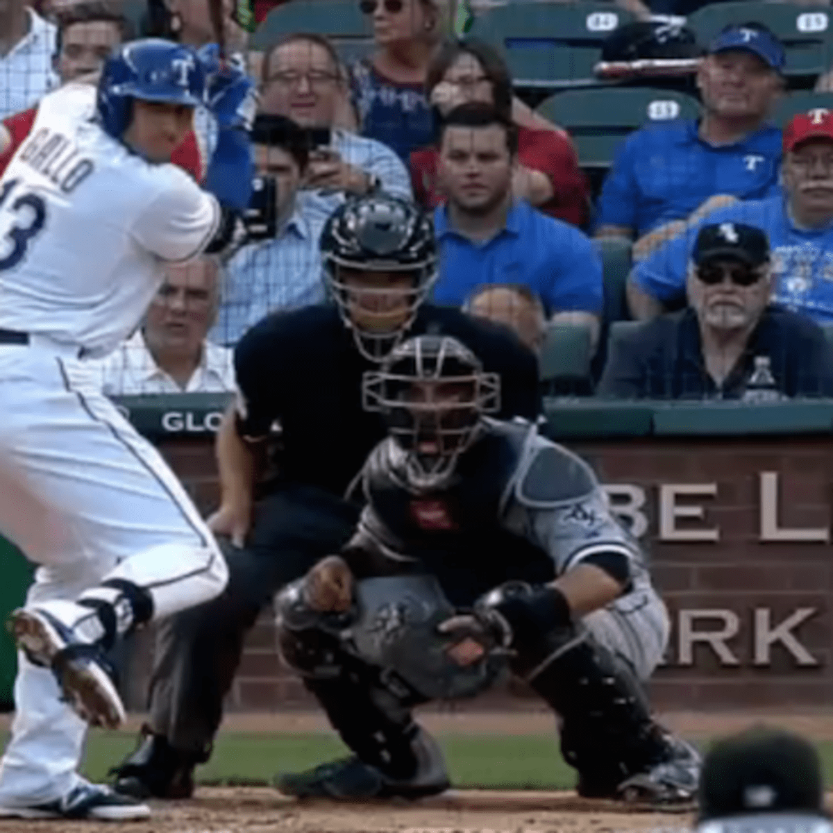 Texas Rangers Joey Gallo: Hits upper-deck home run - Sports