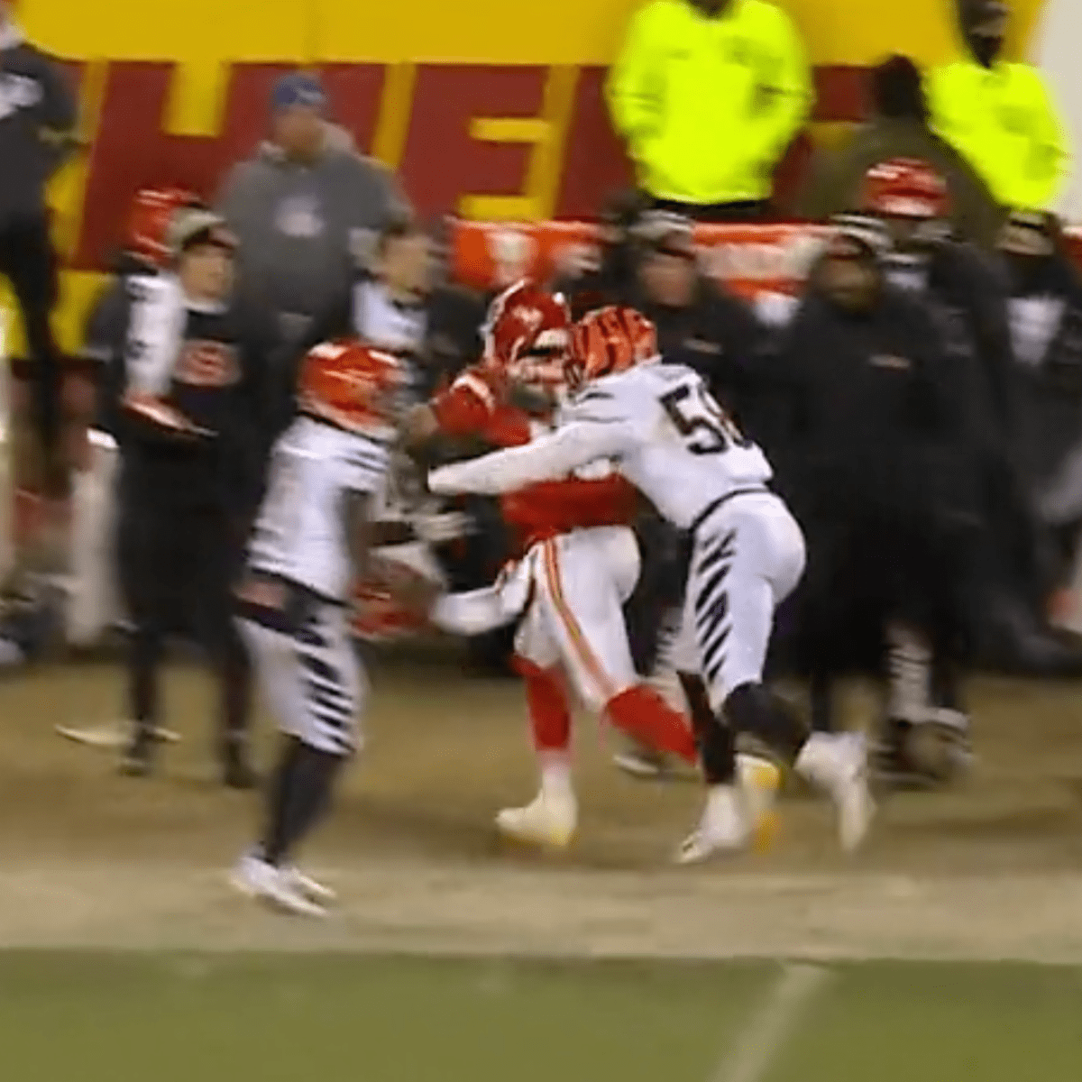 Bengals' penalty for late hit on Patrick Mahomes was the moment that  decided AFC Championship 