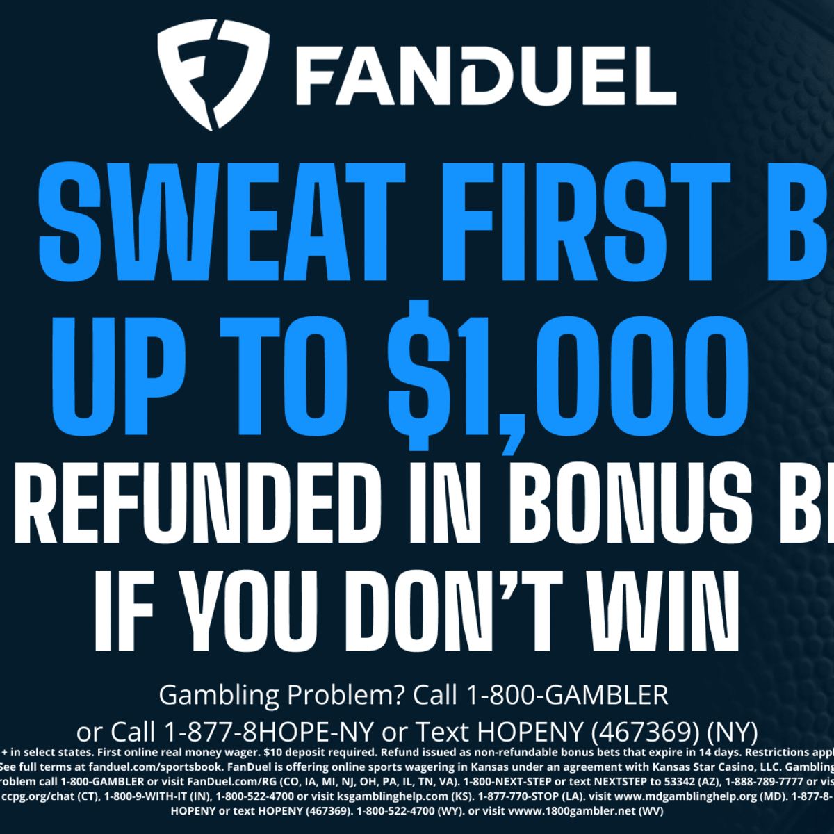 FanDuel promo code: Get a $1,000 no sweat first bet to use on NFL Week 9  games 