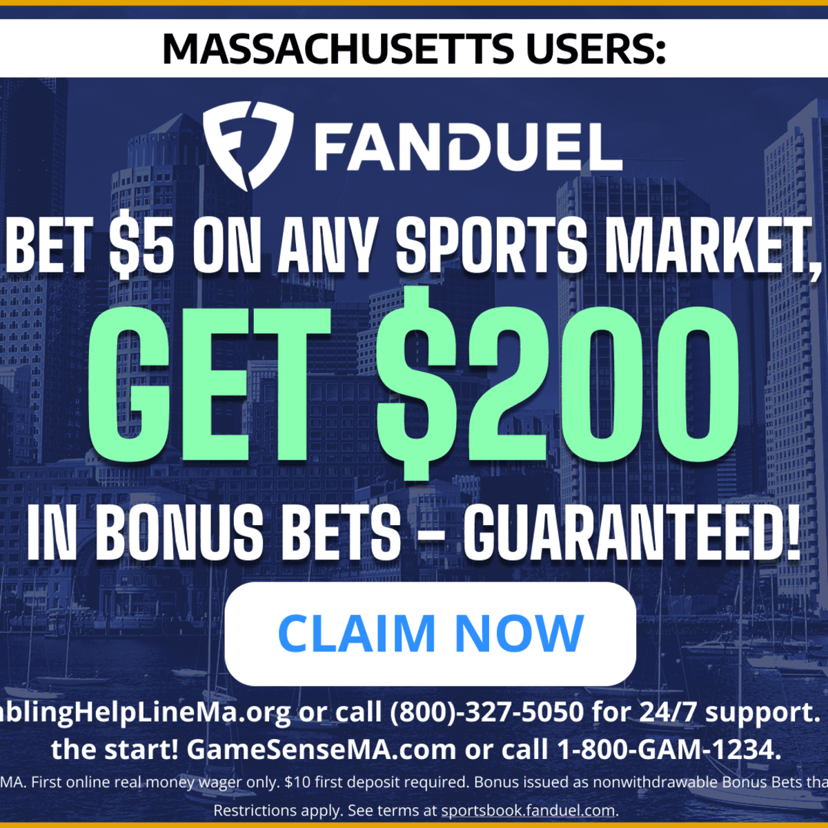 FanDuel promo code unlocks $200 bonus for SNF matchup between