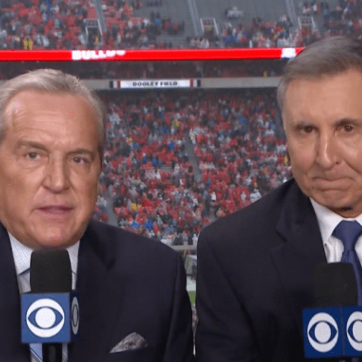 Social media criticizing Gary Danielson for CBS broadcast of Tennessee at  Georgia