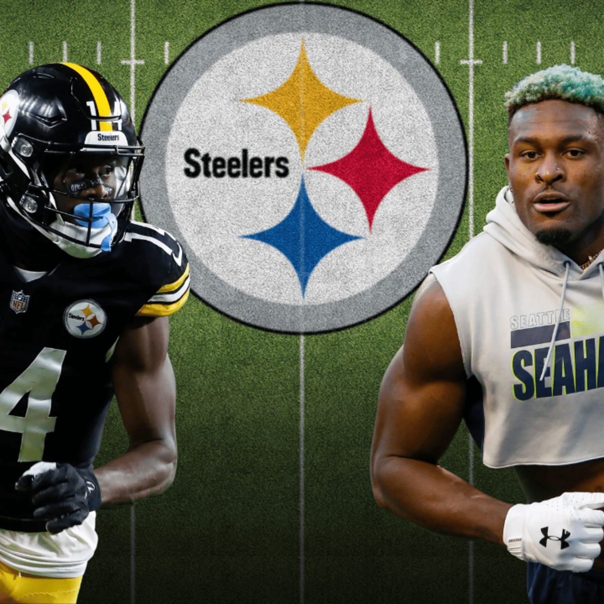 Pittsburgh Steelers Star DK Metcalf Solves Jersey Number Mystery George Pickens - Athlon Sports