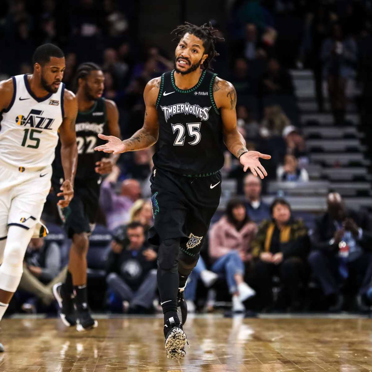 D rose timberwolves top