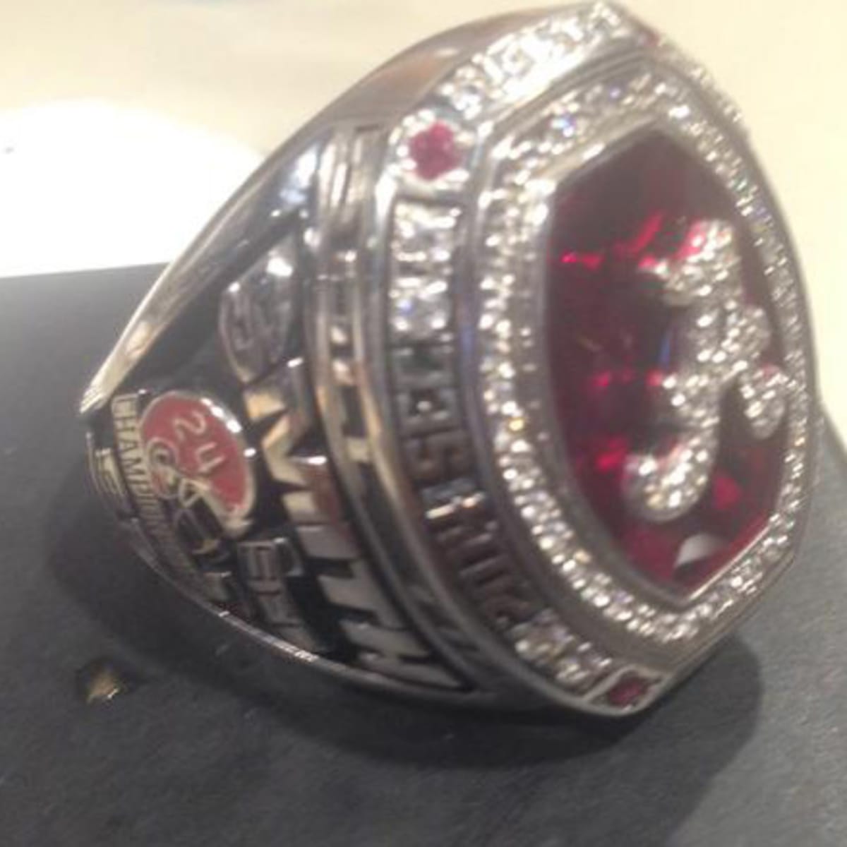Sec championship ring top
