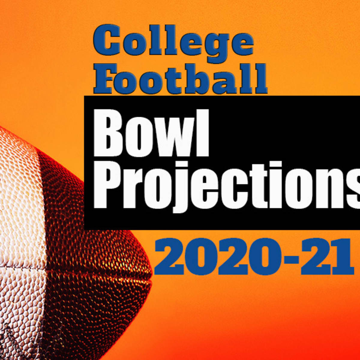 College football bowl shop projections