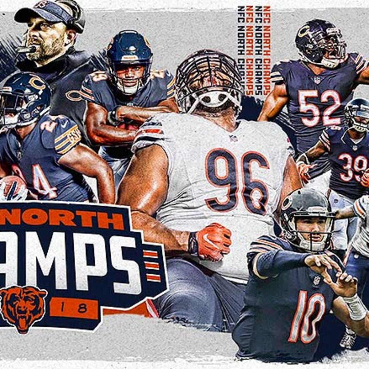 Bears 2018 nfc best sale north champions gear