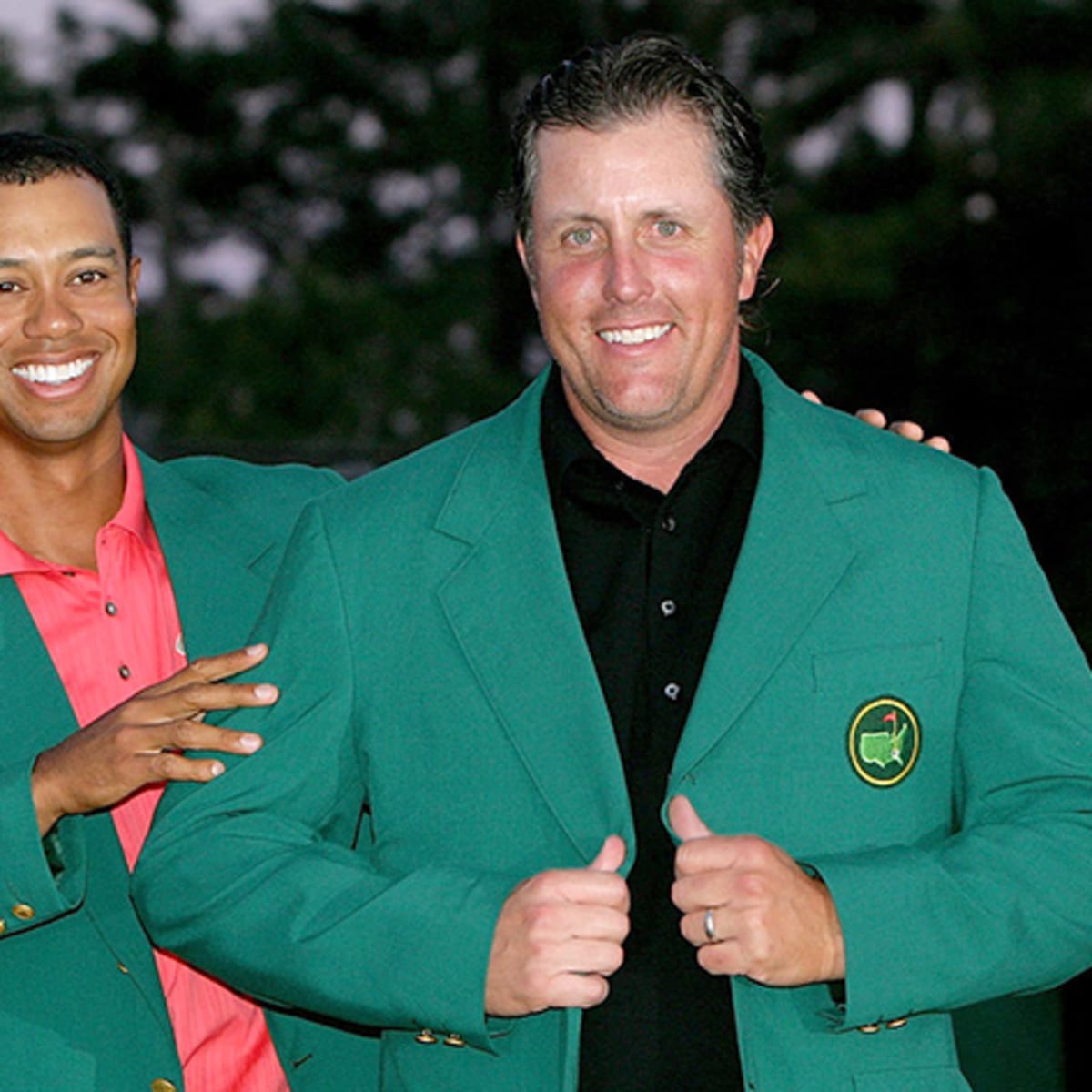 Masters green top jacket winners