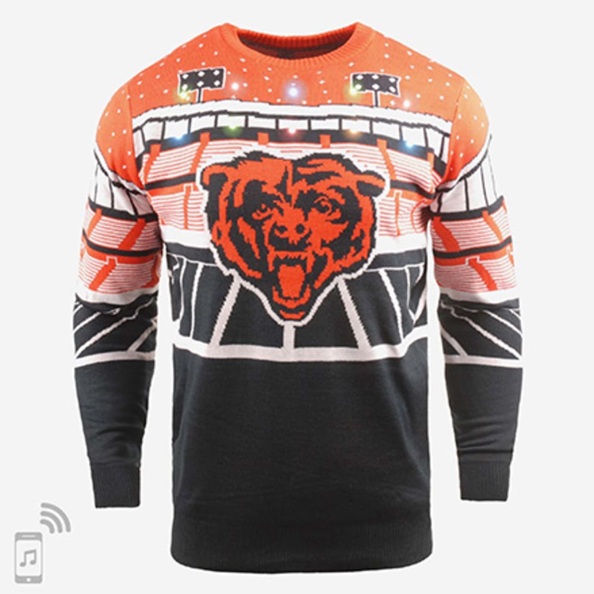 Light up bears christmas sweater hotsell