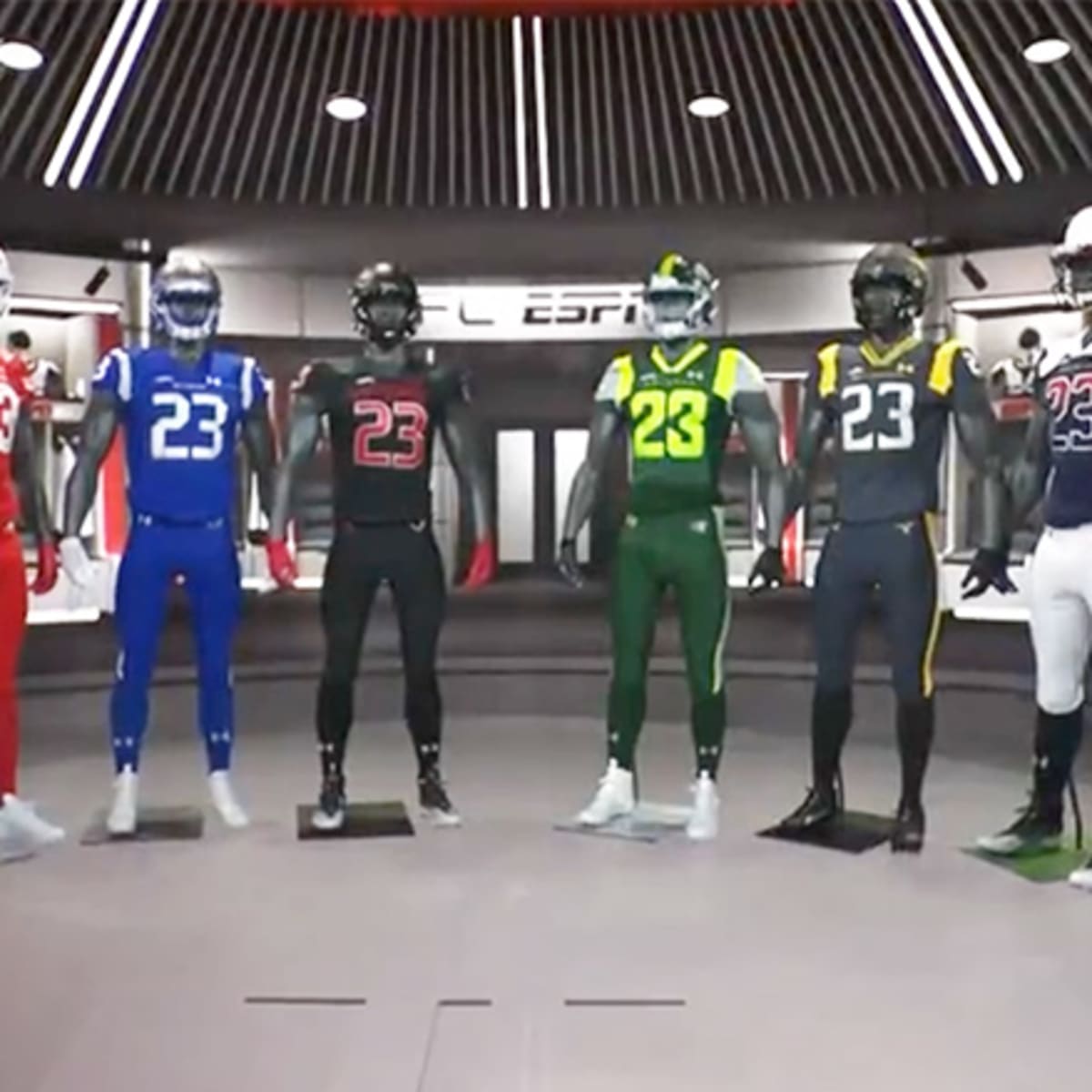 XFL Football Grading the Uniforms Athlon Sports
