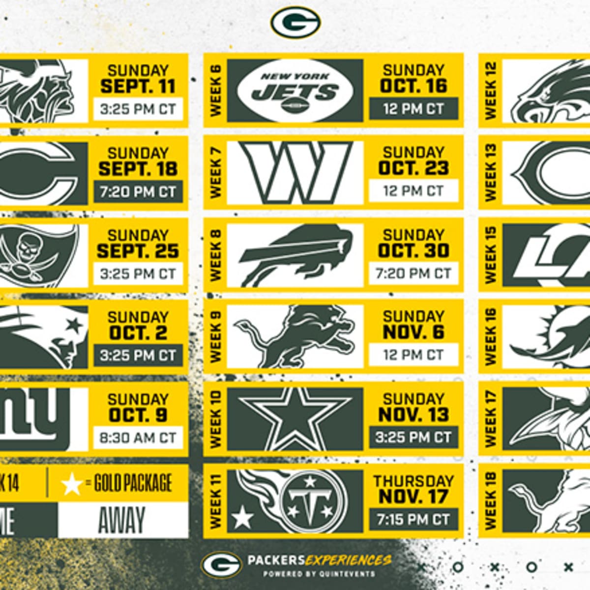 2020 packers best sale schedule