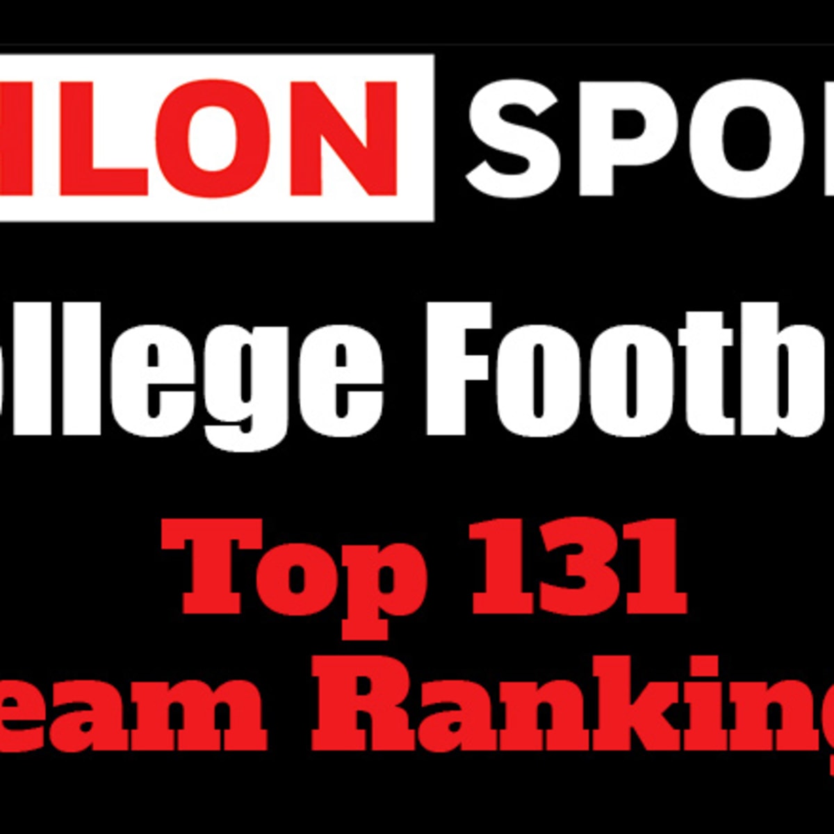 College football team rankings store