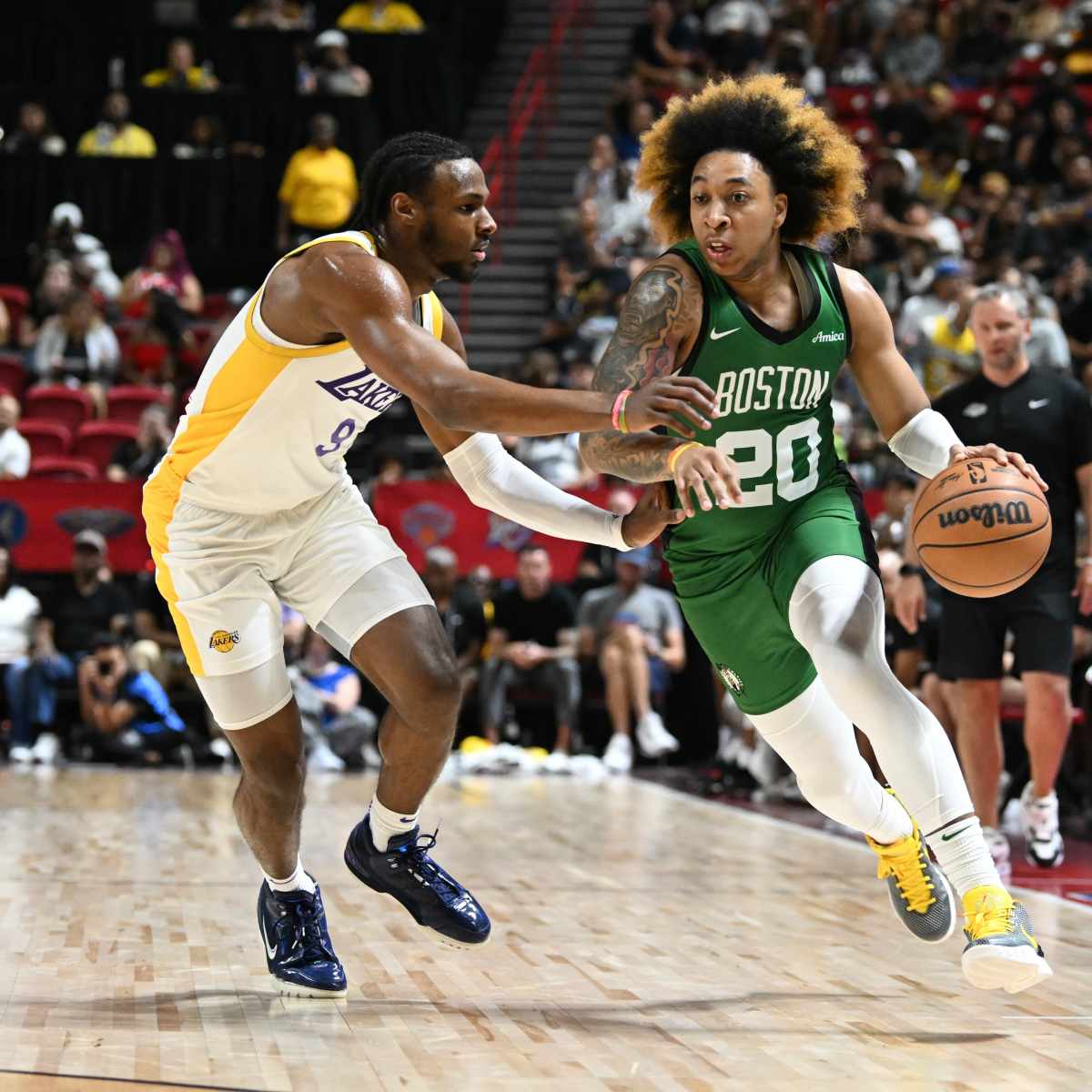 Bronny James Debuted His Nike Air Zoom Generation PE at Summer League Athlon Sports Kicks