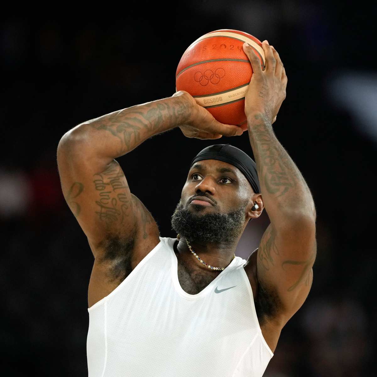 LeBron James Shoes Go Viral During USA France Gold Medal Bout Athlon Sports