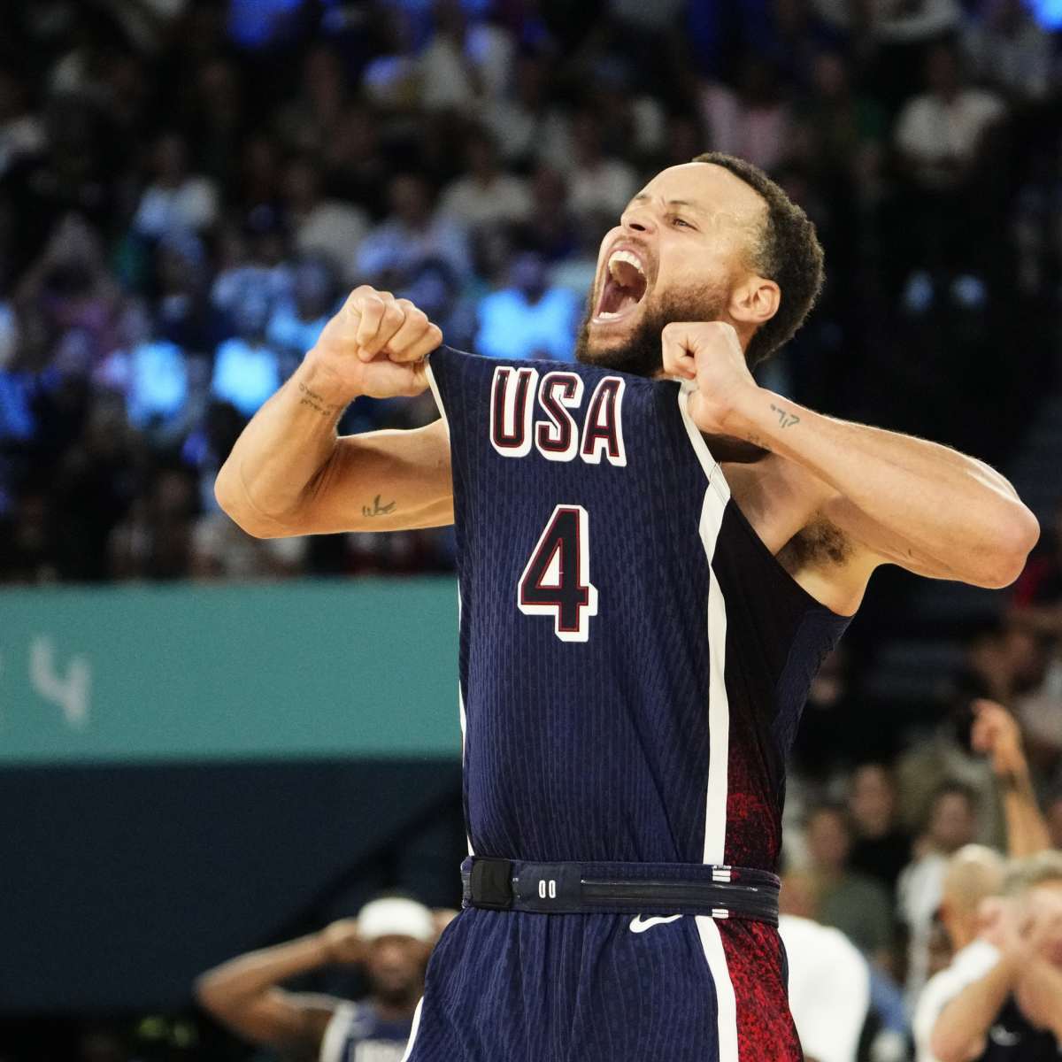 Stephen Curry s Olympic Moment Immortalized on T Shirt Athlon Sports