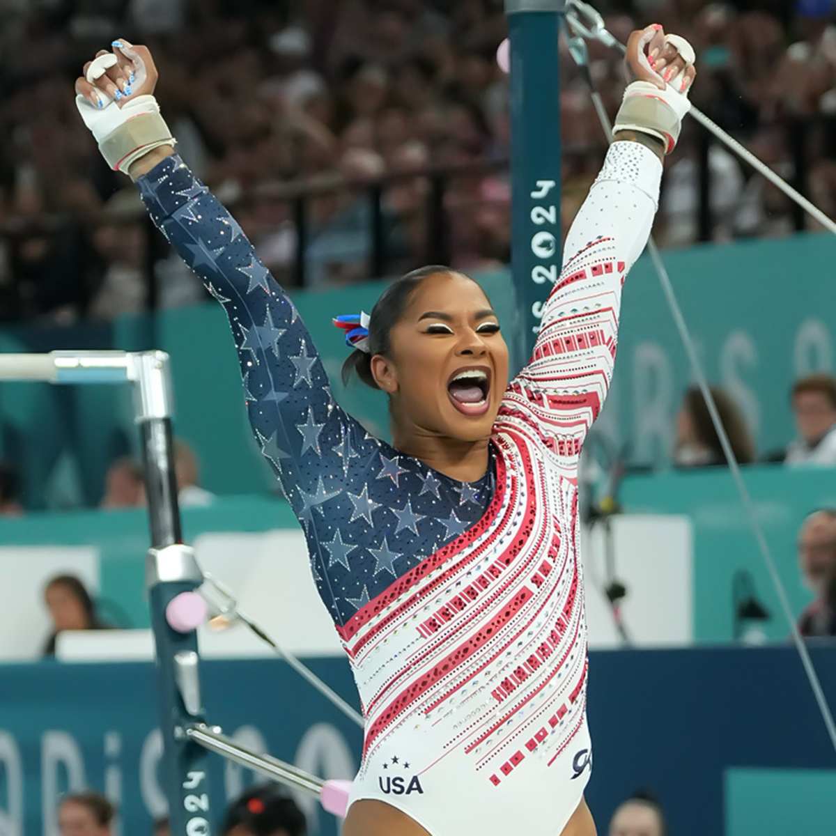 Romania USA Gymnastics Negotiating Resolution in Jordan Chiles Medal Dispute Athlon Sports