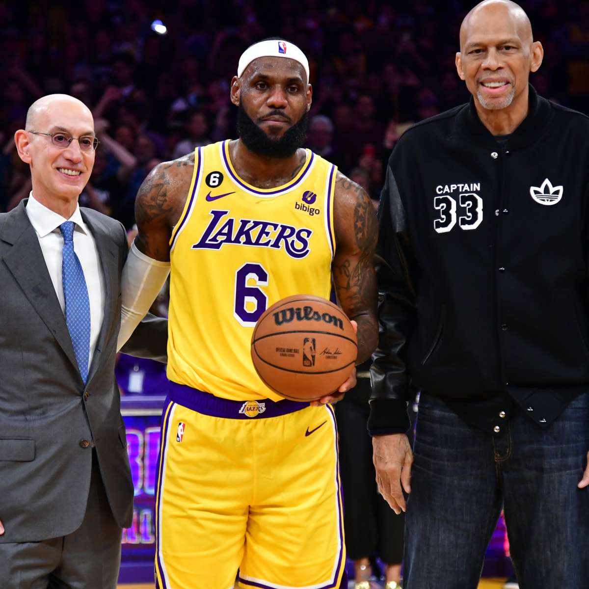 Lebron james kareem abdul jabbar sales