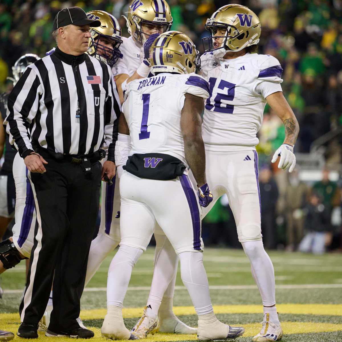 Husky Football Team Shows Up to Support UW Hoops Against Purdue Athlon Sports