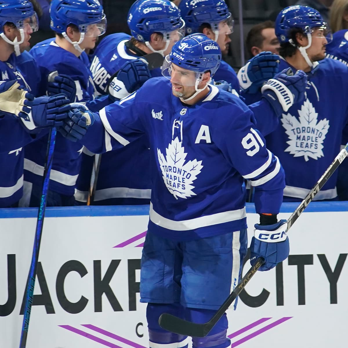 Jonas Gustavsson, Toronto Maple Leafs. Editorial Stock Photo