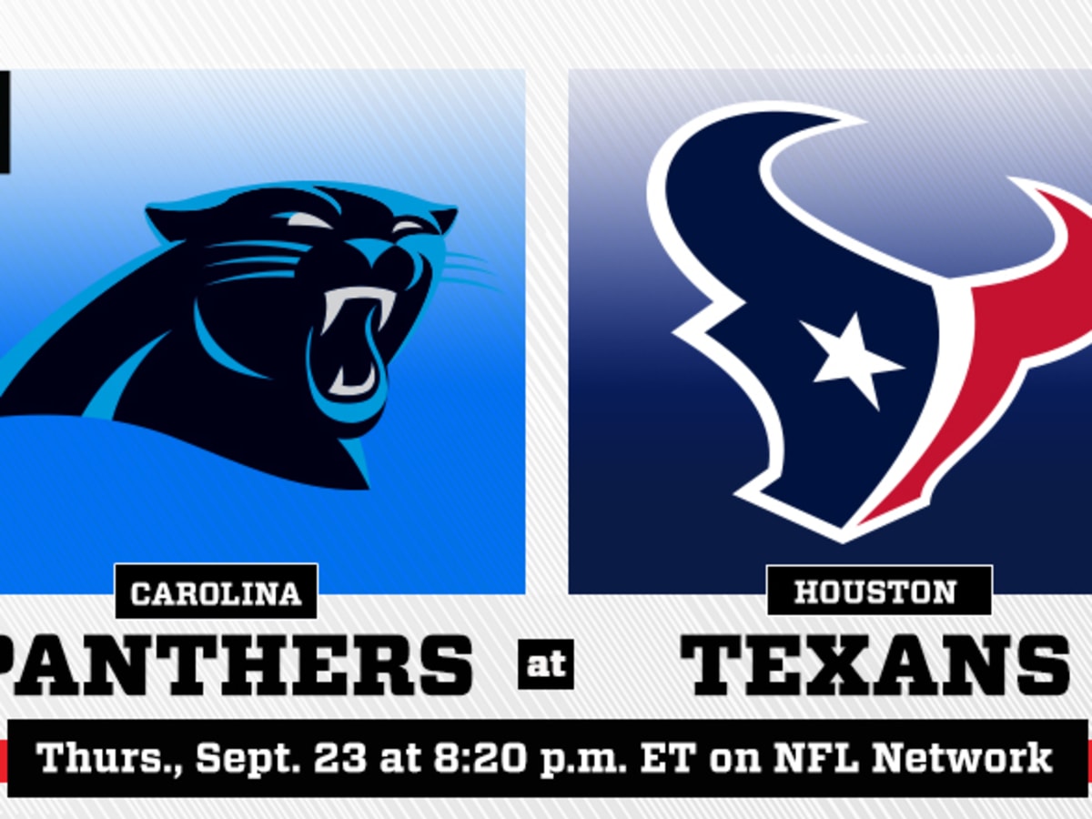 NFL - Next up on #TNF: Carolina Panthers vs. Houston