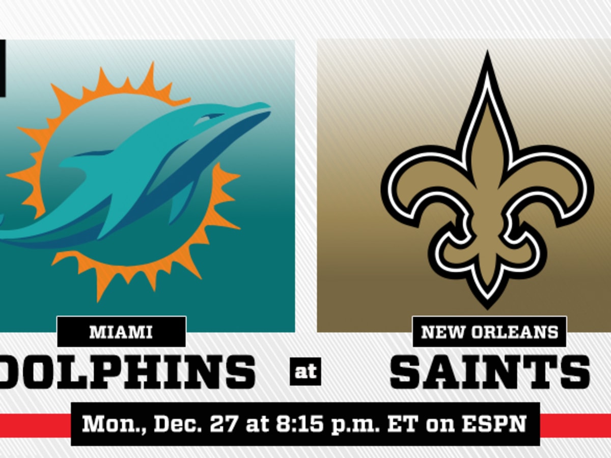 Monday Night Football- Miami Dolphins @ New Orleans Saints Live