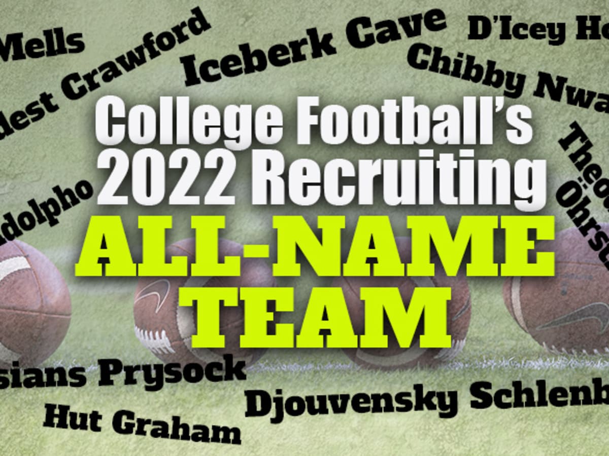 College Football's 2022 Recruiting All-Name Team 