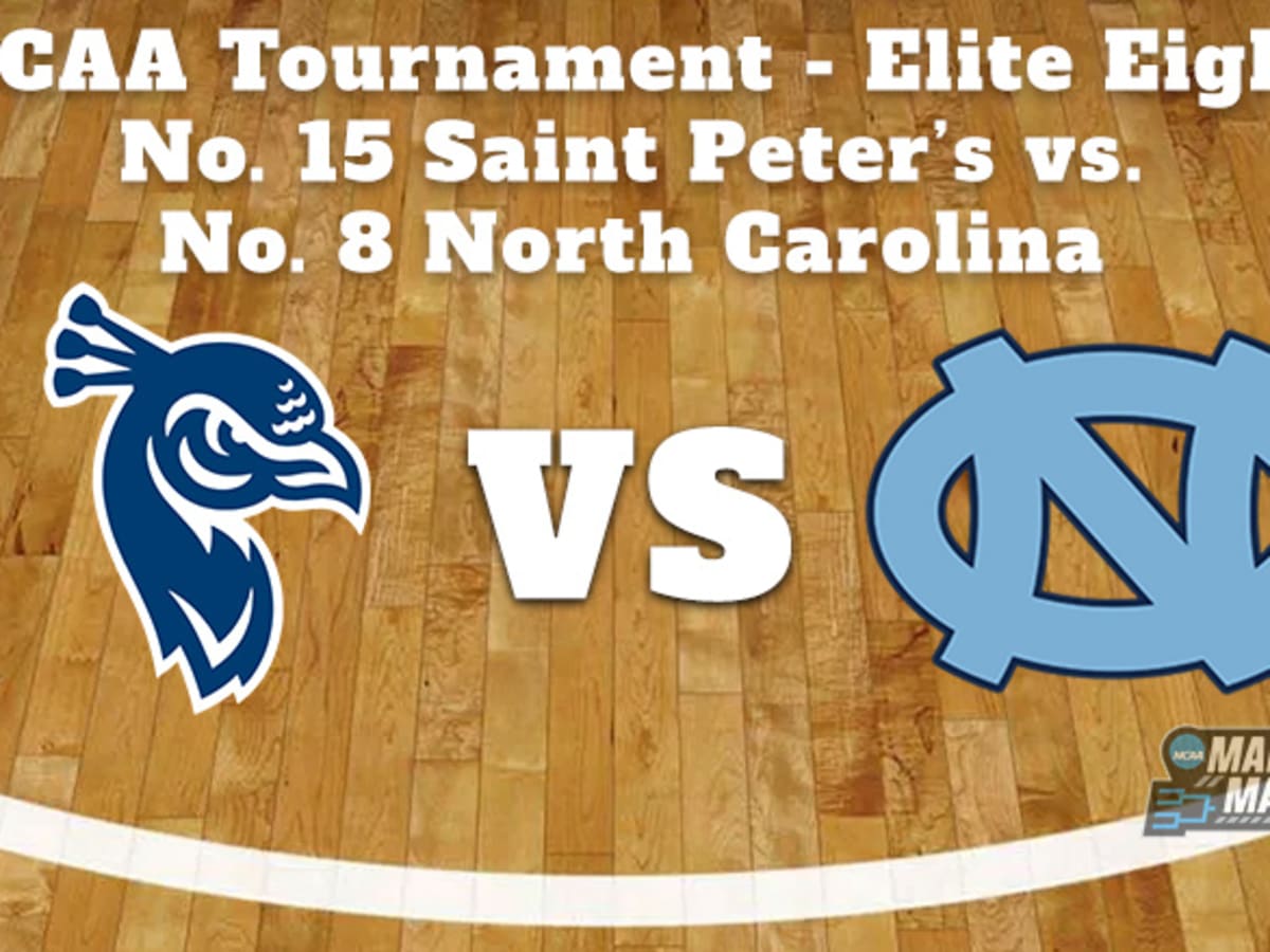 Saint Peter's Peacocks vs. North Carolina Tar Heels ...