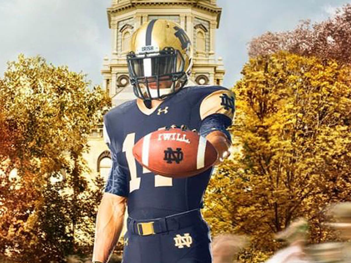Notre Dame Unveils Uniforms for Shamrock Series Game vs. Purdue 