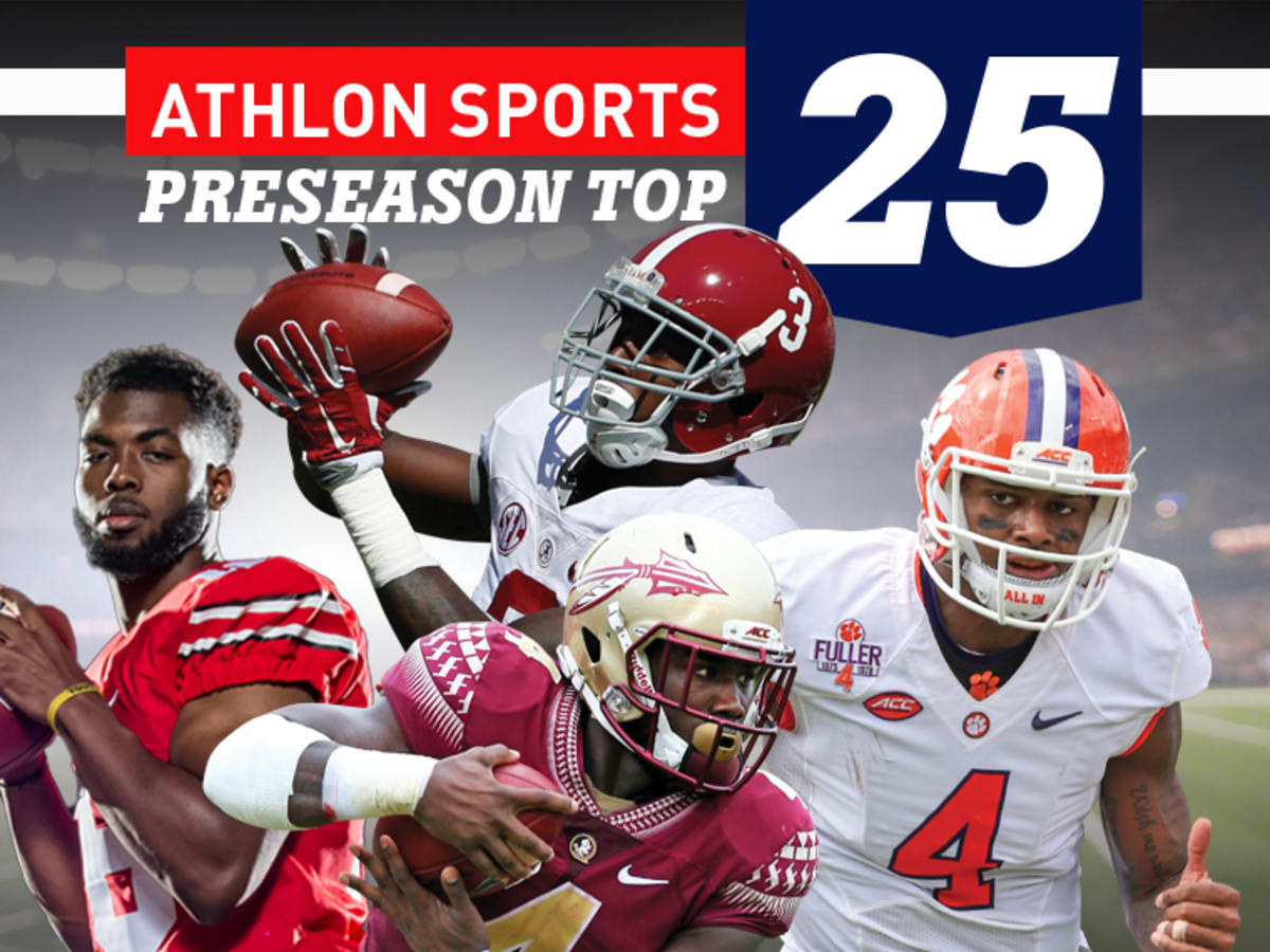 Athlon Sports 2016 College Football Top 25 