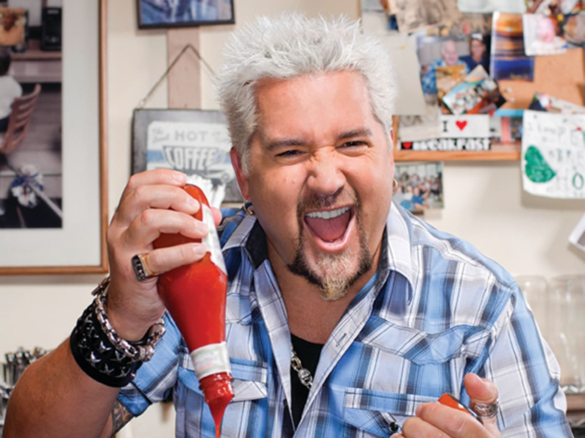 A peek inside Guy Fieri's $700 Super Bowl tailgate part