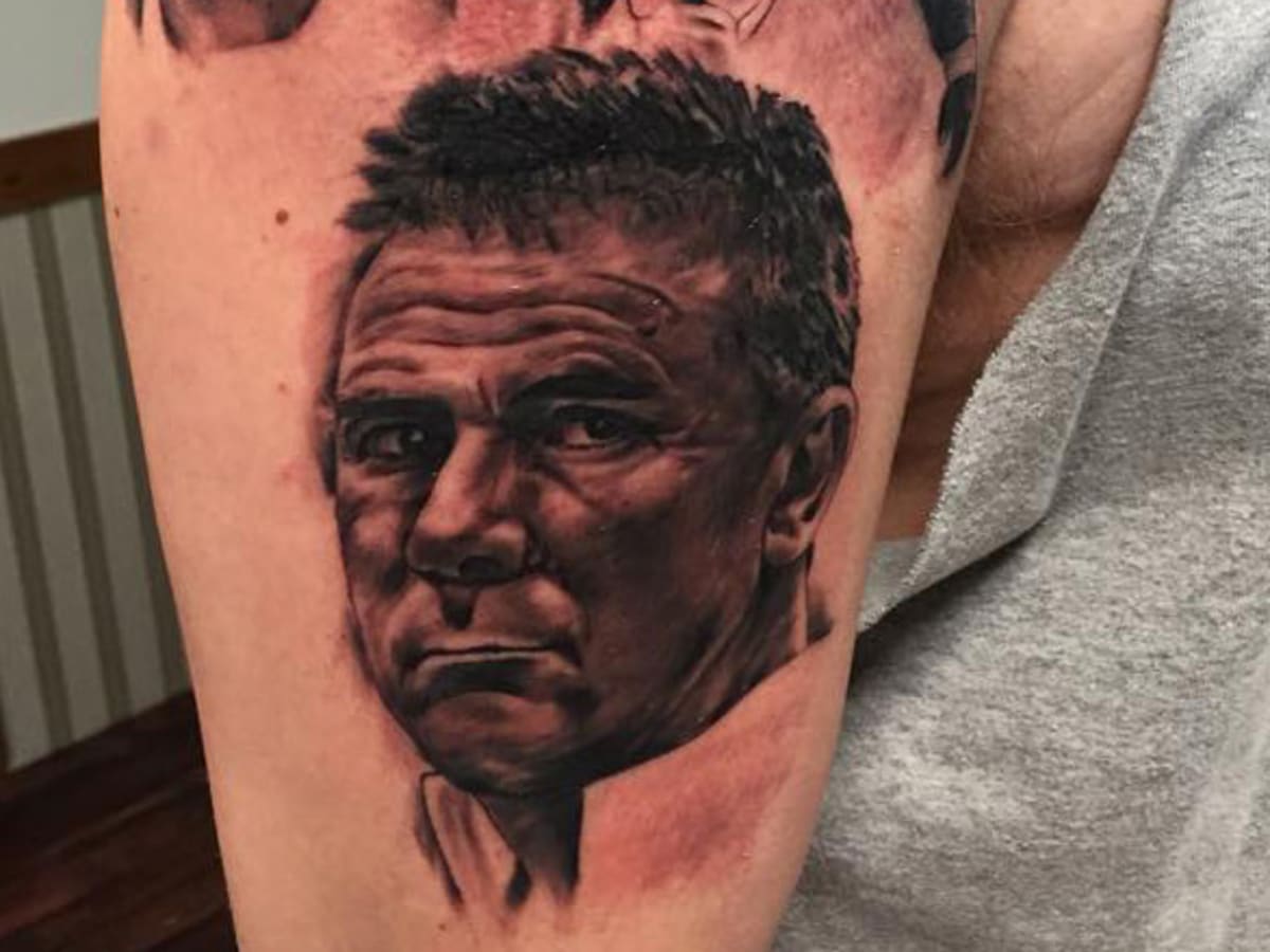 Ohio State Fan Gets Urban Meyer, Woody Hayes and Archie Griffin Tattooed on Arm - AthlonSports.com