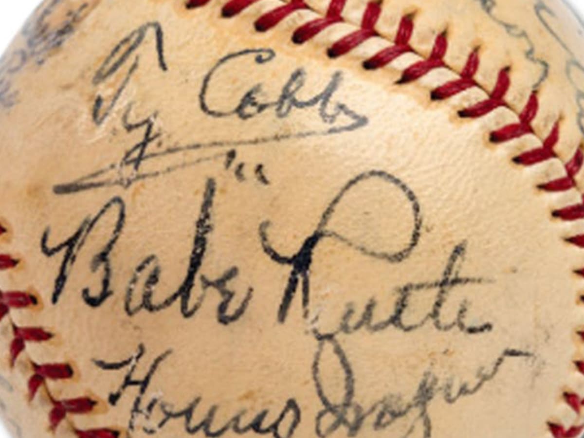 What's the most valuable autographed baseball? 