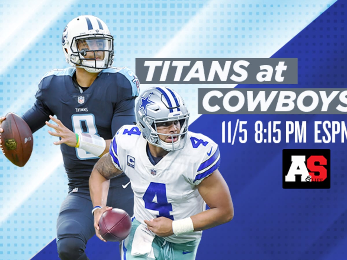 Titans vs. Cowboys Monday Night Football Info: Odds, Predictions