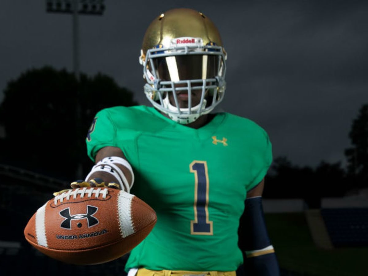 Notre Dame Football's Green Uniform — UNISWAG